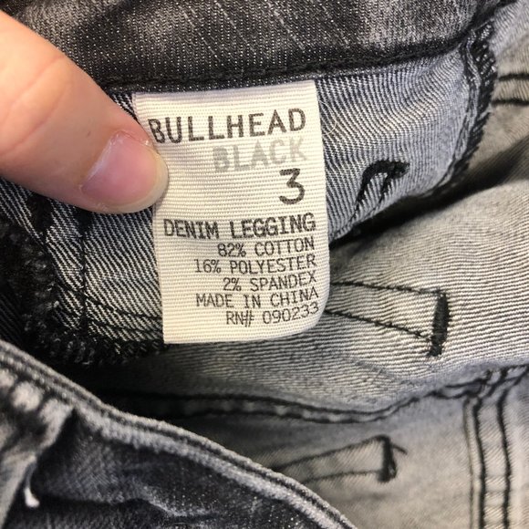 PACSUN Bullhead Black Skinny Jeans #ZE26 - Picture 8 of 8